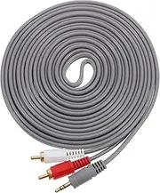 Alipis Audio Speaker Cable Dual Splitter for Car Speakers and Amplifiers Durable Core for Home Audio Systems and Turntables