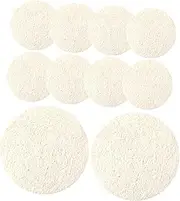 10pcs Exfoliating Face Scrubber Pads Natural Facial Cleansing Sponges for Gentle Exfoliation Removal for Sensitive Skin