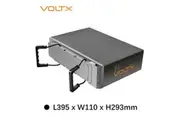 12V Lithium Battery VoltX Slim 100Ah LiFePO4 100A BMS
