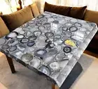 36"x24" Agate Dining Table Top Gemstone Kitchen Slab Modern Console Bar Desk Dec