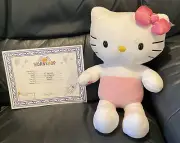 Build A Bear Sanrio 19" Plush Hello Kitty Summer Time & Certificate NWT