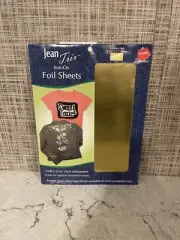 June Tailor / Jean Trix Iron-On T-shirt Gold Foil Sheets 2 count