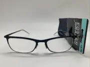 D741 Foster Grant LEIGHTON NVY BLUE 2.75 Reading READERS Glasses