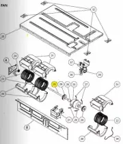 FUJITSU K9381052004 aka 9381052004 SHAFT ARUL18 HVAB