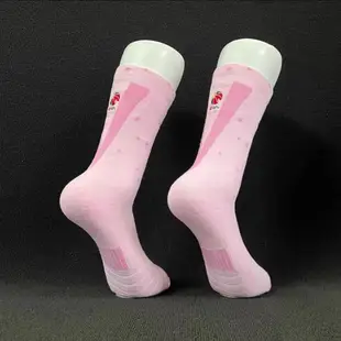 粉色籃球襪cbape球員版毛巾底襪秋冬男女搭配高幫精英襪