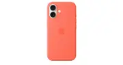 iPhone 16 Silicone Case with MagSafe — Tangerine