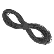 100 Yards Elastic Cord Heavy Stretch String Rope 2.5mm Dark Grey