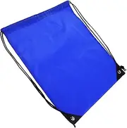 JECOMPRIS Blue Drawstring Backpack for Gym Sports Travel Versatile Cinch Sack Made From Polyester Closure for Multi Scene Use Unisex Design