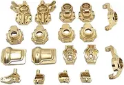 RC Brass Upgrades Kits,Spare Parts,Metal RC Car Parts RC Car Accessories for Wltoys 1/10 RC 104020 104006 Upgrade Replace