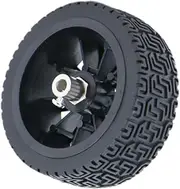 Replacement Wheel Part for Toy Car Tire, Smart Car Robot Accessory for Model Vehicle, 6mm Coupling