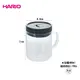 HARIO 把手咖啡保鮮罐 480ml 玻璃保鮮罐 密封罐