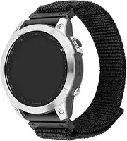 Fixed QuickFit Nylon Wristband, 26 mm, Black
