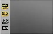 Projection Screens 100/80 Inch HD Anti-Light Curtain Projector Screen 16:9 Indoor Ultraview Portable Foldable 3D 4K Projector Screen Screen(80 inch)