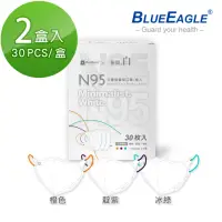 在飛比找momo購物網優惠-【藍鷹牌】極簡白系列 N95醫用立體型成人口罩2盒組 三色綜