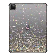 iPad Pro 12.9-inch (5th/6th gen) iPad Impact Case Gold Multicolor Pastel Confetti Transparent