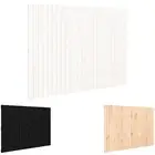 Wall Headboard Bed Head Single Double Queen King Base Solid Wood Pine vidaXL