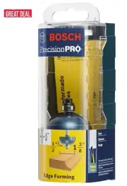 Bosch 1-3/8" Diameter 1/4" Shank Cove Edge Forming Router Bit Tool 85207MC NEW