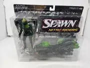 GREEN VAPOR- Spawn Nitroriders Mcfarlane Toys 1999 SEALED