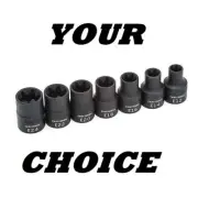 NEW CRAFTSMAN 1/2" DRIVE EXTERNAL IMPACT TORX SOCKET CHOICE OF SINGLE OR SET
