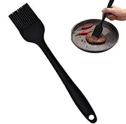 Basting Pastry Brush - Silicone BBQ Grill Brush, Heat Resistant Oil, Cooking Baster | Flexible Bristles Non-Slip Handle, Even Sauce Coating for Baking, Roasting, Grilling, Barbecue