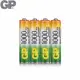 【GP】1000mAh低自放鎳氫充電池4號 4入 (BAT-GPB-1000AAA-C4)-光華成功
