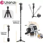 Ulanzi TB06 Smart Carbon Fiber Monopod Tripod for Mirrorless Camera Smartphone
