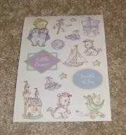 PSX Designs Sticker Sheet ~ Baby Boy "Little Prince"