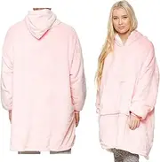 [Zmart Australia] Oversized Soft Pullover Plain Hoodie Warm Fleece Blanket Plush Winter Sweatshirt
