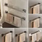 No Drilling Towel Bar Self-adhesive Bathroom Organizer Towel Holder Household