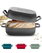 Signature Enameled Cast Iron Sourdough Bread Oven | Non-Stick with Tight Fitt...