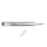 1 Pair 16-60 in Soft-Close Drawer Slides Ball Bearing Full Extension