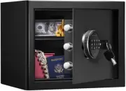 WASJOYE Security Home Safe, Fireproof Cabinet Safe Box with Digital Keypad Safet