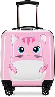 [ZUMAHA] Luggage Children Cartoon Suitcase Trolley Case for Boys and Girls Travel Luggage with Universal Wheels Zipper Suitcase