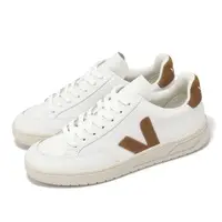 在飛比找ETMall東森購物網優惠-Veja 休閒鞋 V-12 Leather 女鞋 白 棕 皮