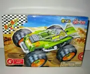 Banbao Turbo Power Racing Car Green 71 Piece Building bricks Toy