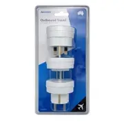 Compact Jackson Slim Travel Adapter - Lightweight Universal Plug for International Use