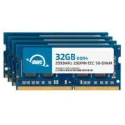 OWC 128GB (4x32GB) DDR4 2933MHz 2Rx8 ECC Unbuffered SODIMM 260pin Memory RAM