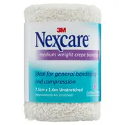 NEXCARE Medium Crepe Bandage 7.5cm x 1.6m 1 Roll