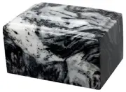Small/Keepsake 2 Cubic Inch Marlin Tuscany Cultured Marble Funeral Cremation Urn