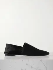 [TOVE] TOVE - Pascale Calf Hair Slippers - Black - IT38 IT 38 Black