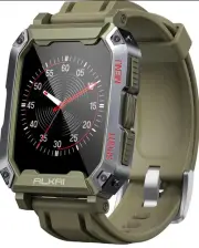 ALKAI Smart Watch Rugged with 5ATM Waterproof Bluetooth Call(