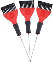 Healeved Stainless Steel Hair Tint Brush Hair Dye Applicator Brush for Professional Salons