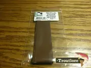 HARELINE DUBBIN ROUND RUBBER LEGS MEDIUM BROWN- NEW FLY TYING MATERIALS
