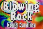 Blowing Rock North Carolina Tye Die Fridge Magnet