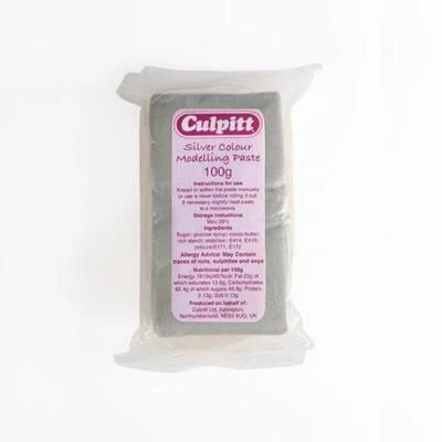 Sugar Paste Cake Icing Culpitt Silver Modelling 100G Fondant Sugarcraft