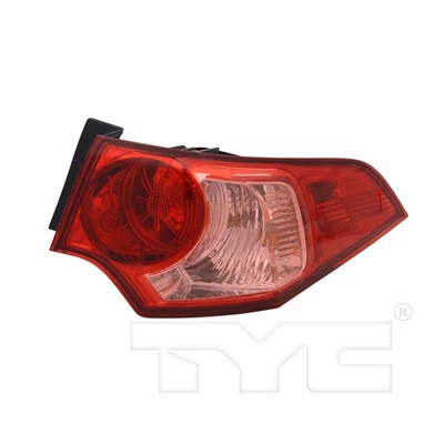 Outer Quarter Tail Light Right Passenger for 11-14 Acura TSX Sedan (Pink Lens)