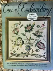 Scarce Elsa Williams Stuart I Crewel Embroidery Kit Excellent Unworked Condition
