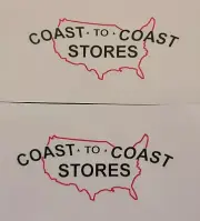 BUDDY L Coast To Coast VINYL PEEL AND STICK DECAL