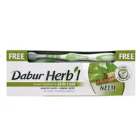 在飛比找蝦皮購物優惠-Dabur 草本牙膏 Neem 150g (刷子)