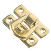 10 pcs Wooden Box Hasp Latch Jewelry Box Lock Gift Box Buckle Hasp Metal Hasp